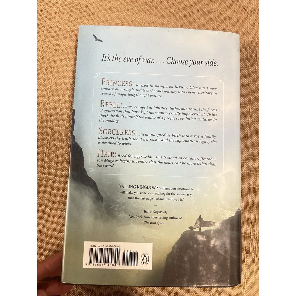 Falling Kingdoms Fantasy Hardcover Morgan Rhodes First Edition Razorbill 2012 - Picture 5 of 5